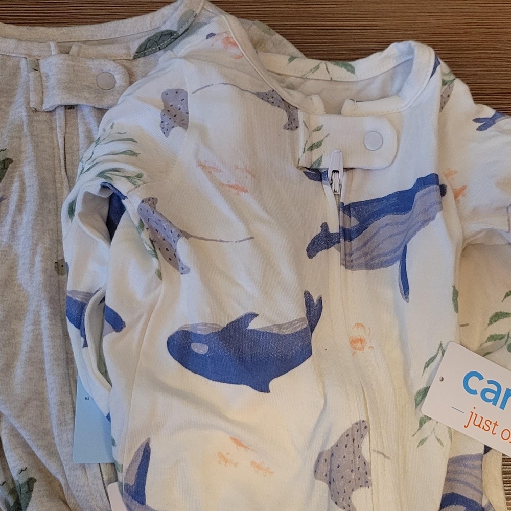 Carters ocean footie pajamas